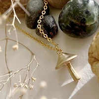 Cubensis Mushroom Charm Necklace