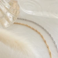 DNA Intricate Chain Necklace 17"