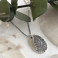 Decipiens Old Growth Fern Charm Necklace
