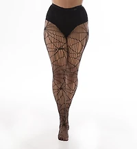 Cobweb Pattern Net Tights