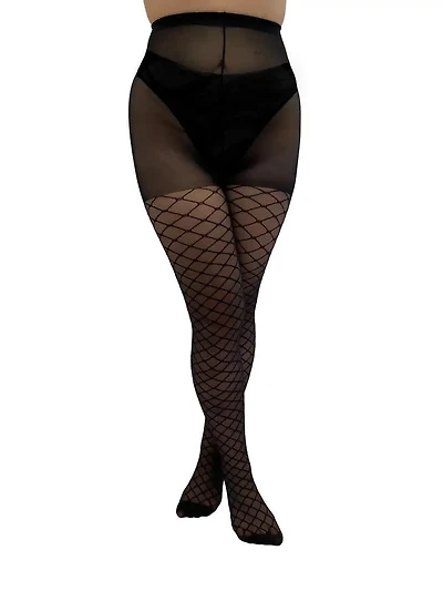 Sheer Diamond Tights