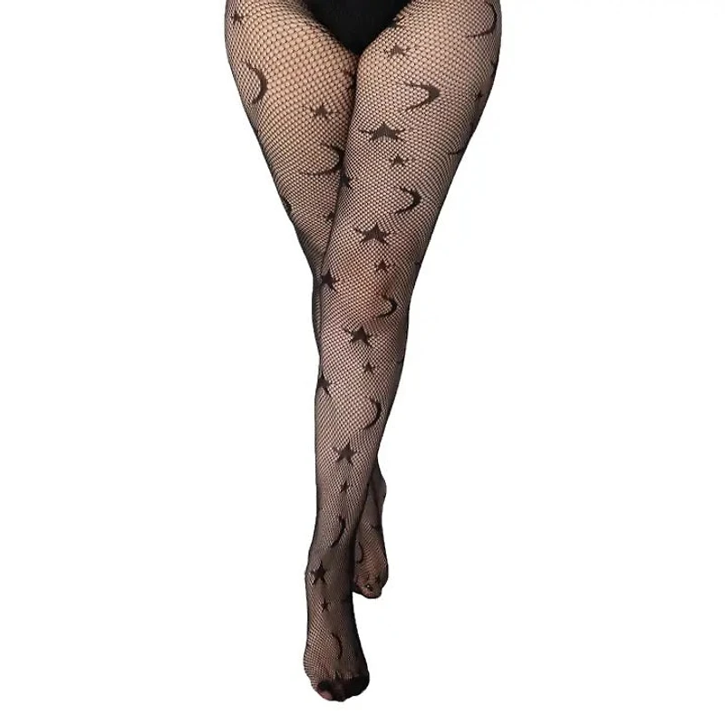 Stars & Moon Net Tights