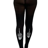 Middle Finger Transfer Tights