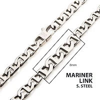 8mm Steel Mariner Link Chain 20"