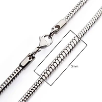 Steel Rattail Chain 3mmx20In