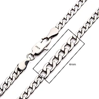 STEEL CLASSIC CURB CHAIN 4MM 24"