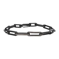 Gunmetal IP Steel Paperclip Link Chain