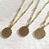 Gemini Zodiac Charm Necklace