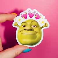 Ogre With Hearts Sticker