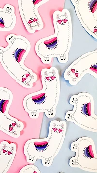 Omnisexual Llama Sticker
