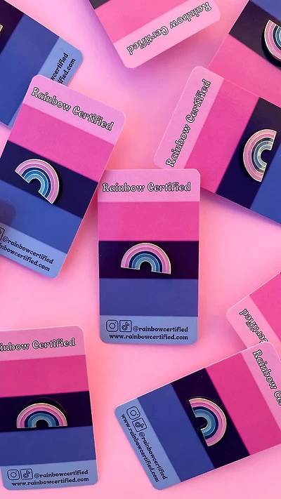 Omnisexual LGBTQIA+ Pin