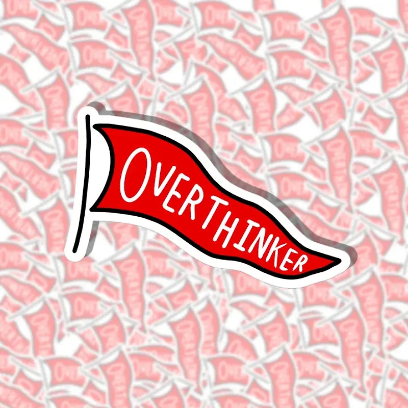 Pennant Overthinker Sticker