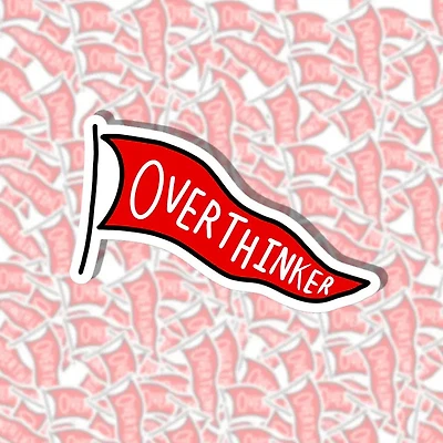 Pennant Overthinker Sticker