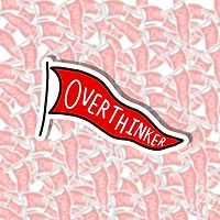 Pennant Overthinker Sticker