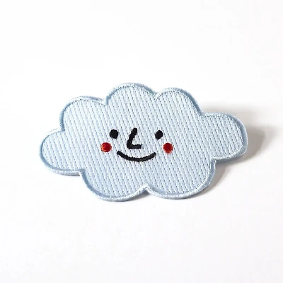 Happy Cloud Iron-On Patch
