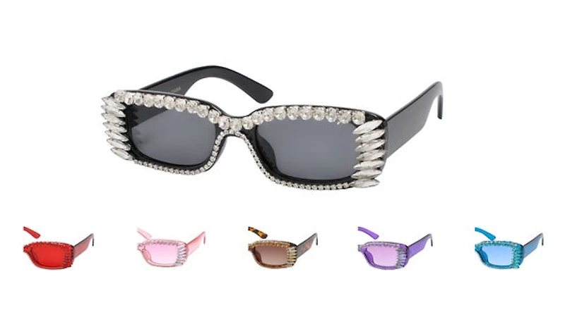 Spiked Jewel Sunglasses