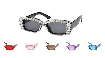 Spiked Jewel Sunglasses