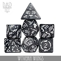Wyvern Wings 7 Dice Set
