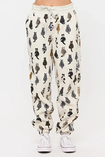 Whimsical Cat Tails Sweatpants