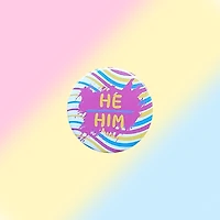 Pansexual He Him Pin