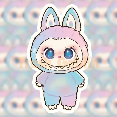 Pastel Rainbow Outfit Sticker