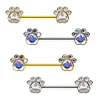 Barra para pezones Paw Bez Gems