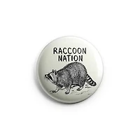 Raccoon Nation Button