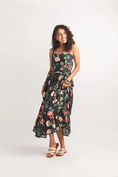Tiered Floral Dress