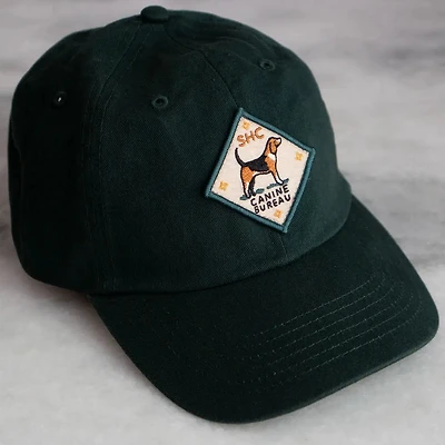 Canine Bureau Patch Hat | Embroidered Patch Dad Hat