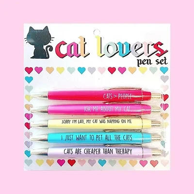 Cat Lovers Pen Set