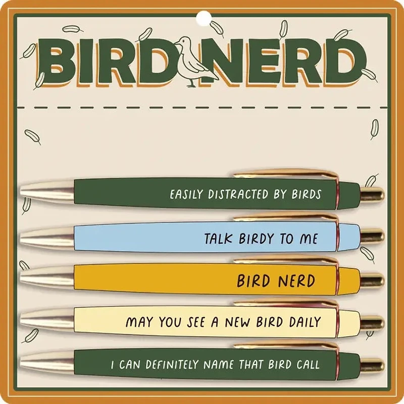 Bird Nerd Pen Set