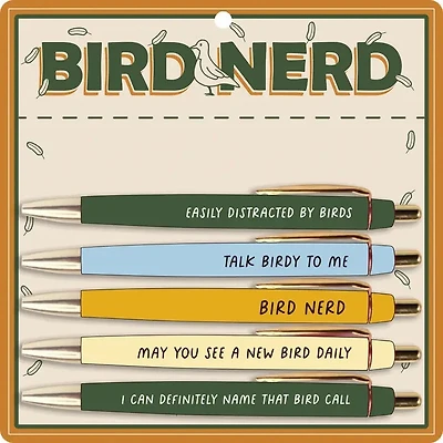 Bird Nerd Pen Set