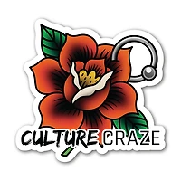 Pierced Rose Culture Craze Sticker