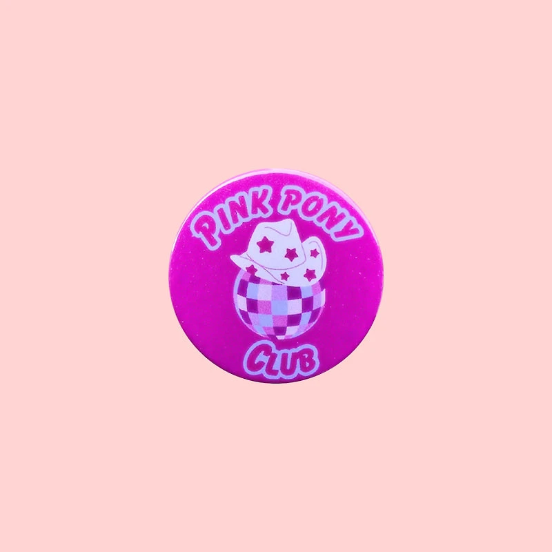 Star Hat Pink Pony Club Pin