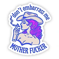 Please Don't Embarrass Me Sticker (Sabrina Carpenter)