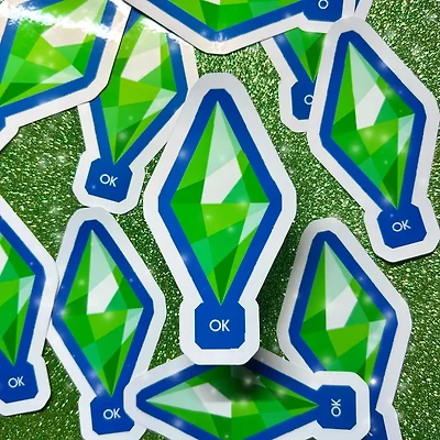 Plumbob Sims Inspired Vinyl Sticker