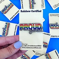 Proud Parent Rainbow Lgbtq+ Pin