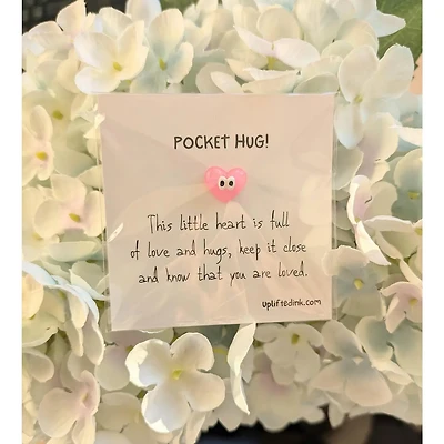 Pocket Hug Mini Card - Handmade Keepsake with Personal Note