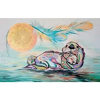 Otter Family Print