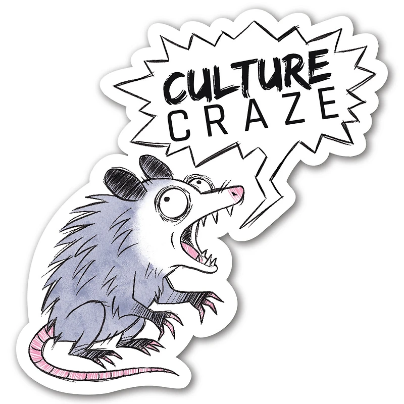 Possum Culture Craze Sticker