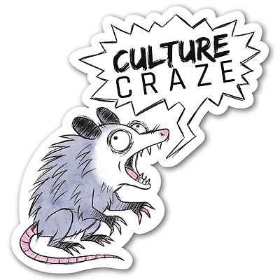 Possum Culture Craze Sticker