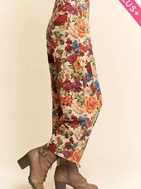Flower Mesh Cargo Joggers
