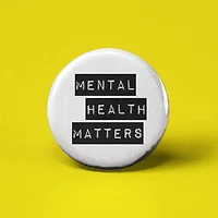 Mental Health Matters Button