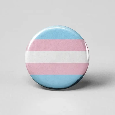 Transgender Flag Button