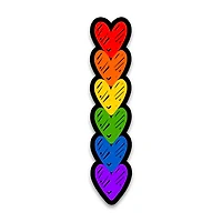 Pride Hearts Sticker