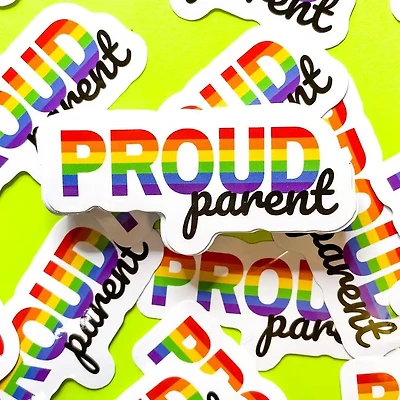 Proud Parent LQBTQIA+ Sticker