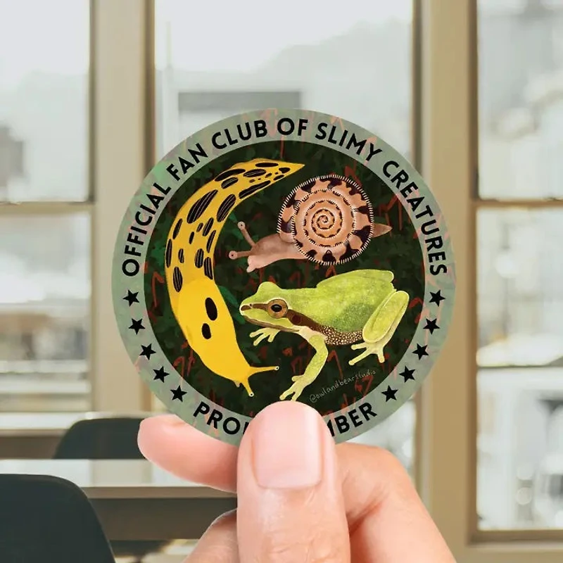Proud Member Official Fan Club Of Slimy Creatures Sticker