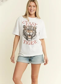 Easy Tiger Graphic Top