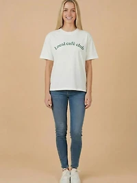 Local Cafe Club Lettering Tee