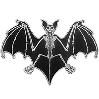 Skulli Bones Bat Patch